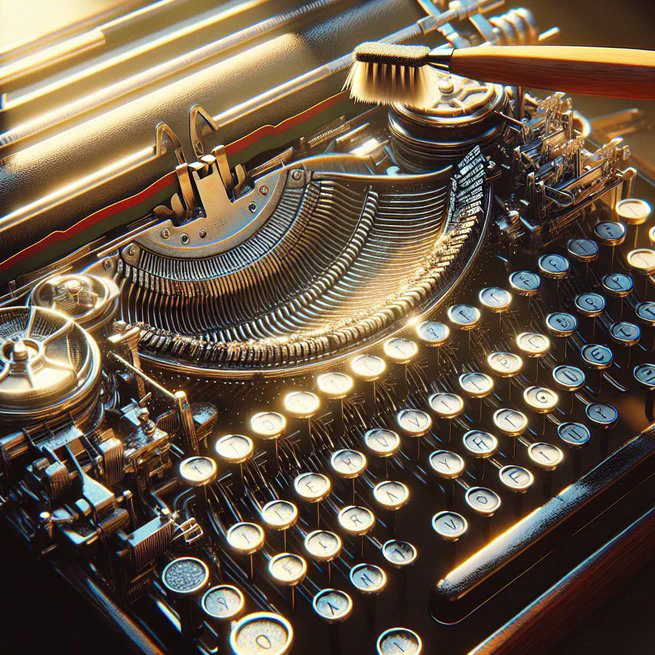 First Time Cleaning Remington Typewriter