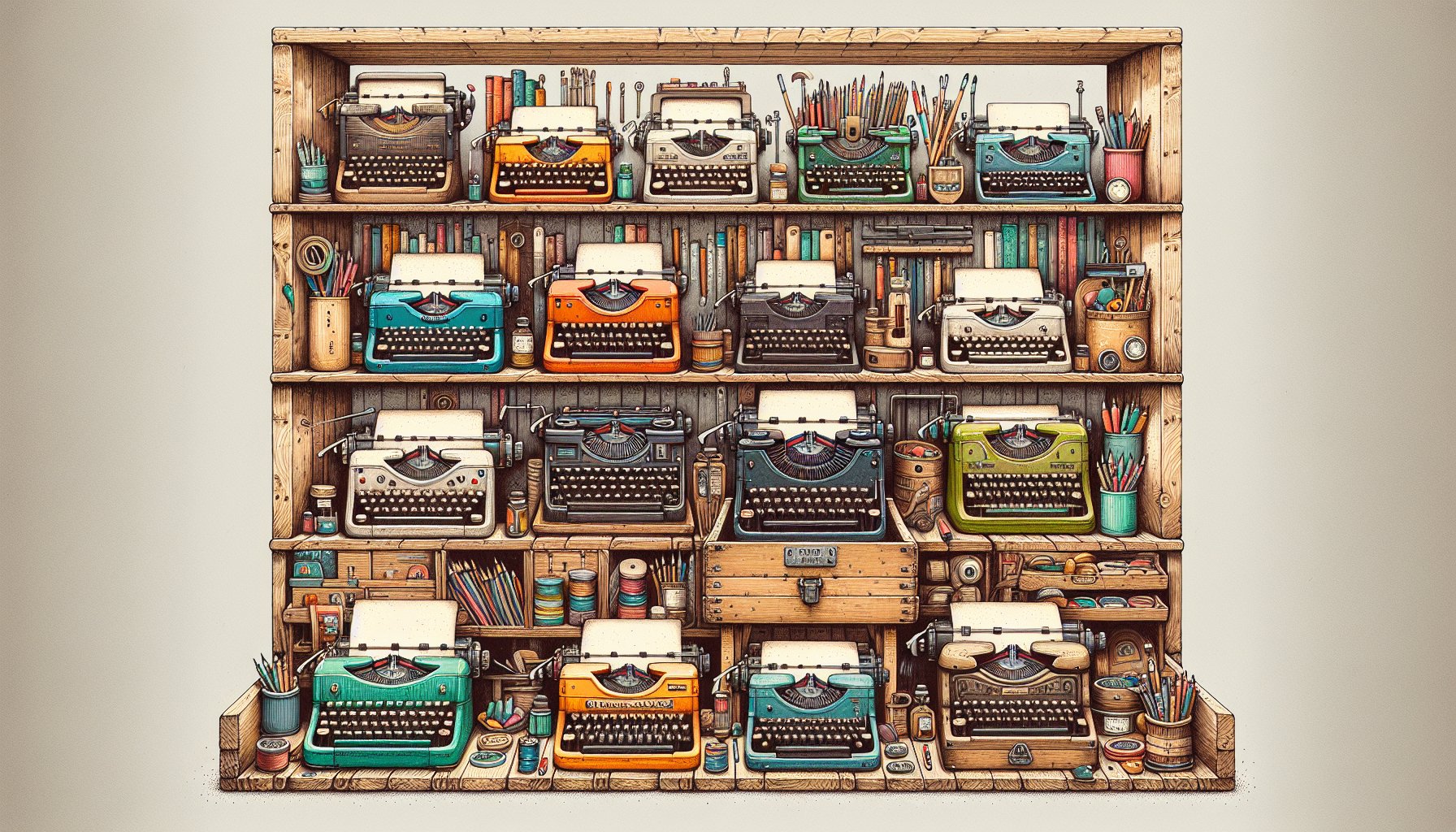 Unexpected Typewriter Collection | The Craft Chronicle