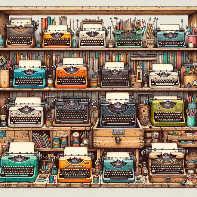 Unexpected Typewriter Collection